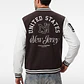 Chaqueta College Hombre Manga Larga Café - Miniatura 3