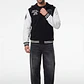 Chaqueta College Hombre Manga Larga Negro - Miniatura 4