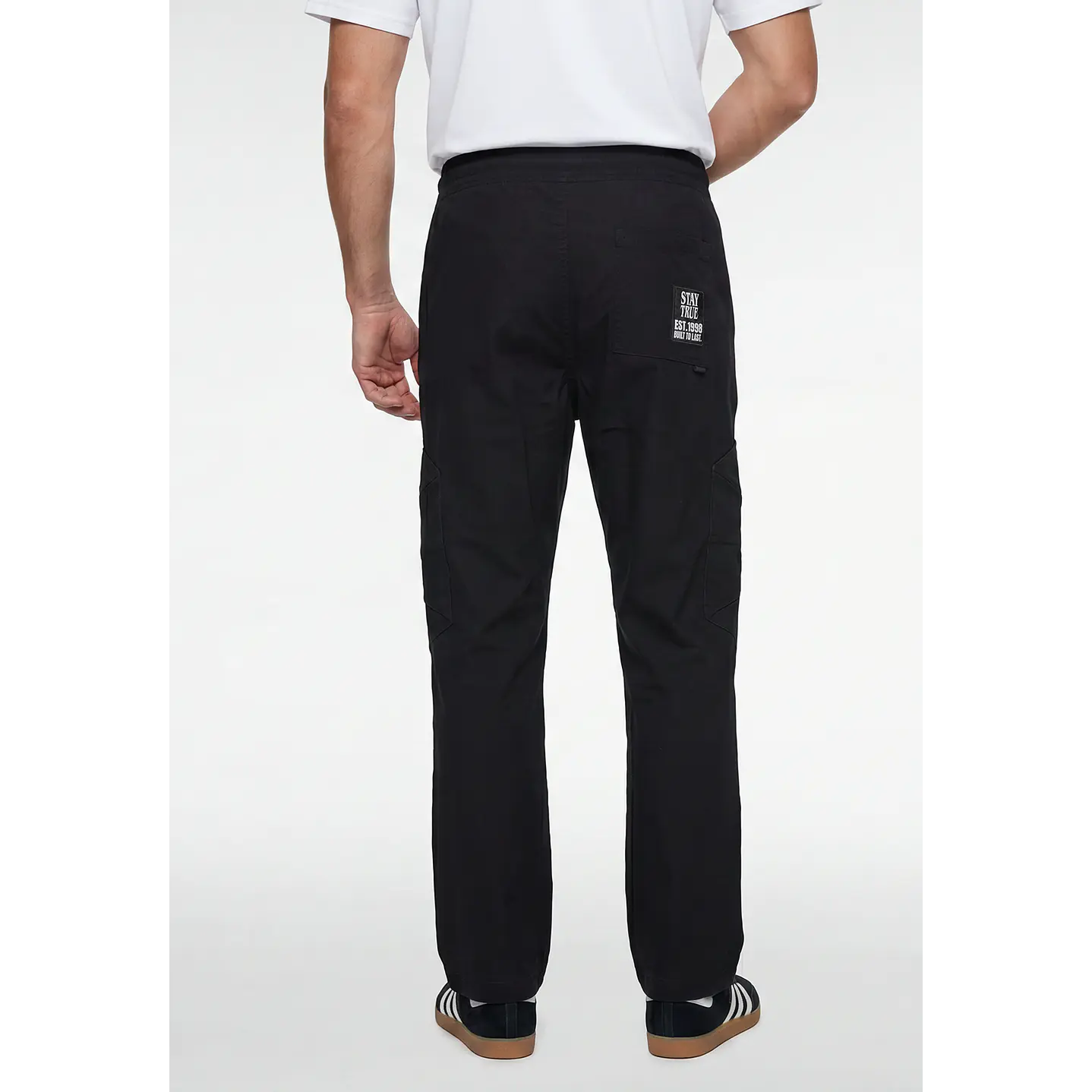 Pantalón Straight Hombre Casual Negro 2