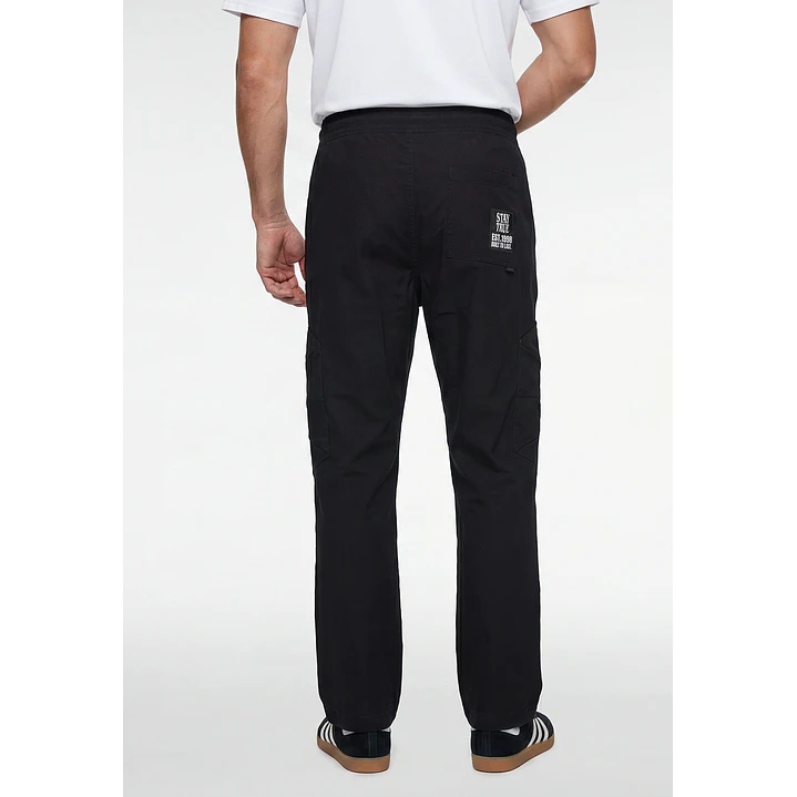 Pantalón Straight Hombre Casual Negro 2