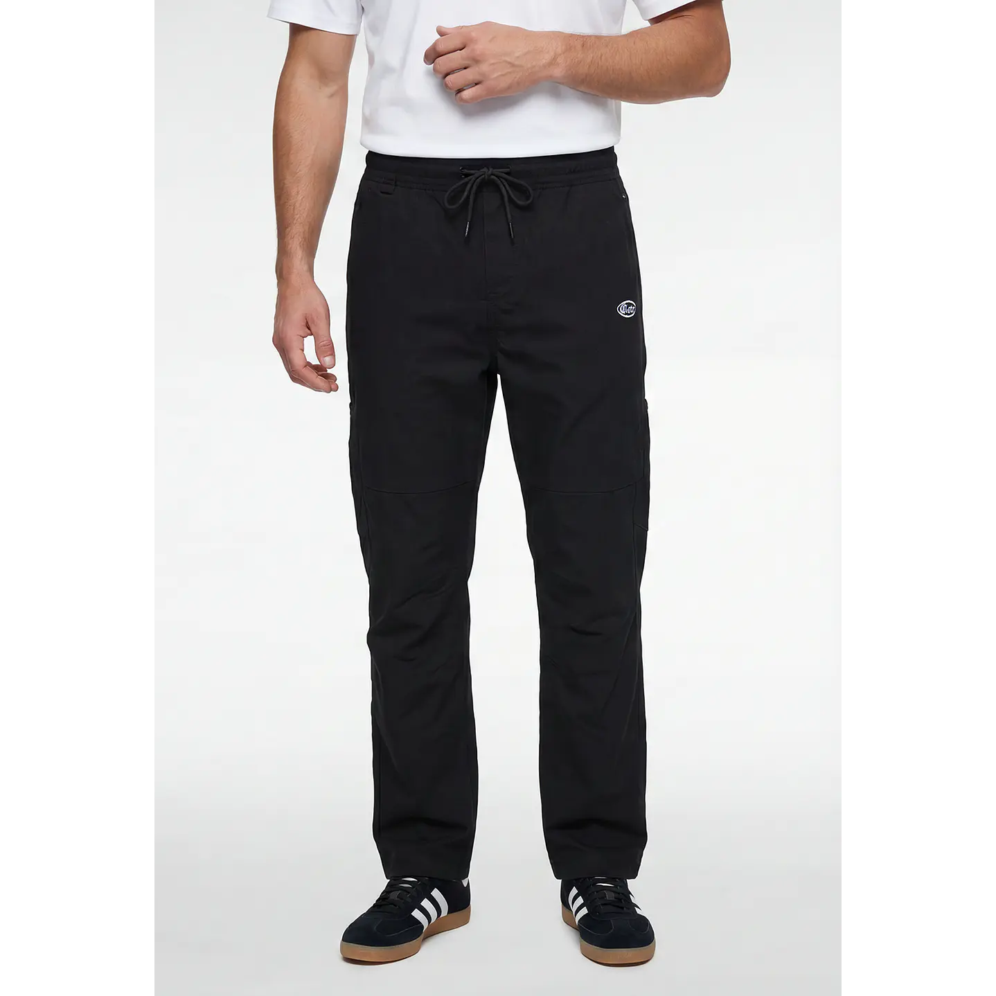 Pantalón Straight Hombre Casual Negro 1