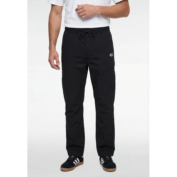 Pantalón Straight Hombre Casual Negro 1