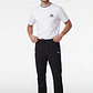 Pantalón Straight Hombre Casual Negro - Miniatura 4