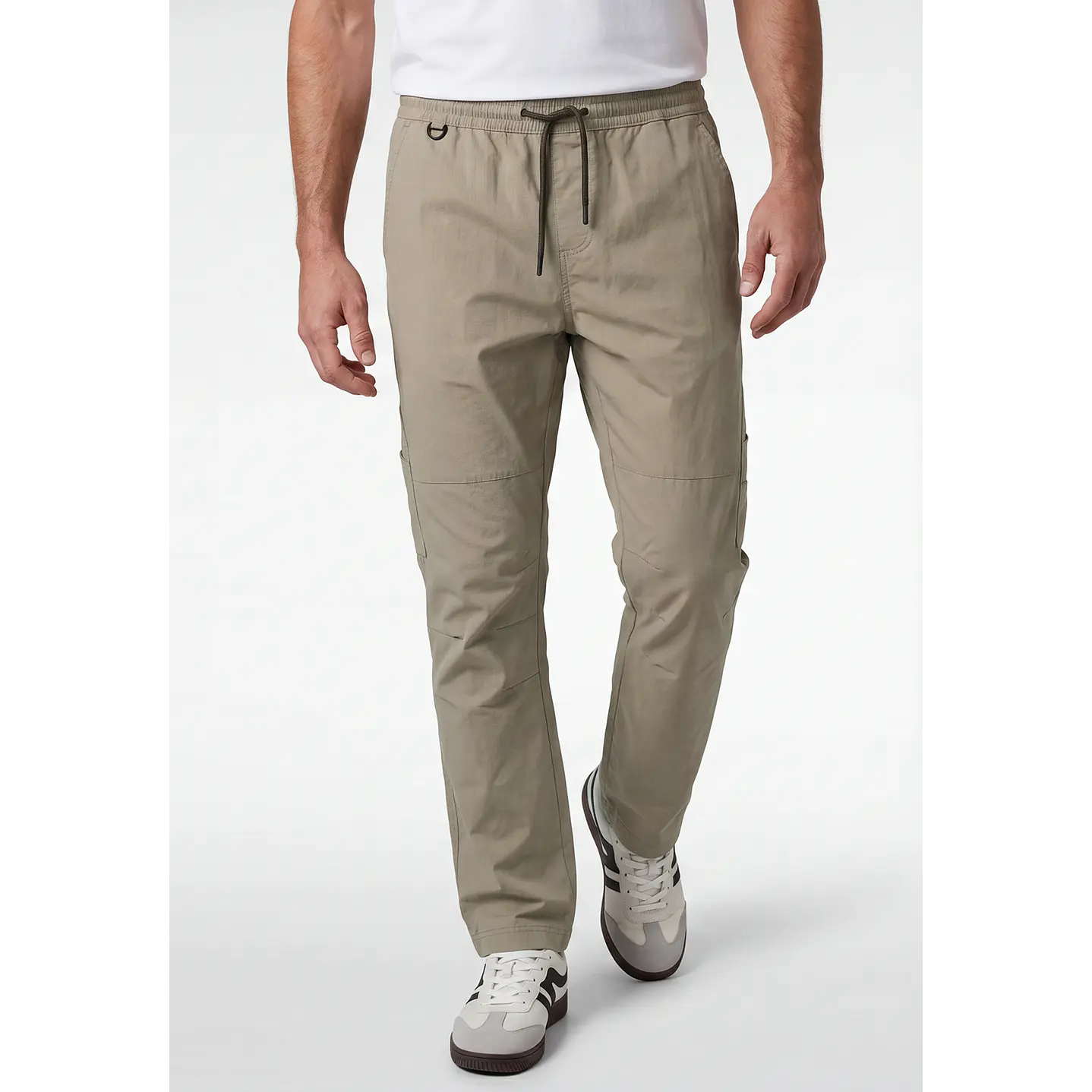 Pantalón Straight Hombre Casual Beige 1