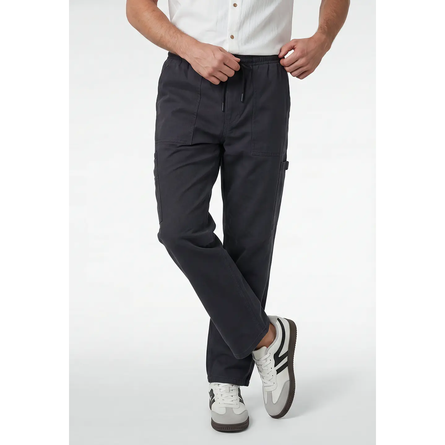 Pantalón Ballon Hombre Negro 1