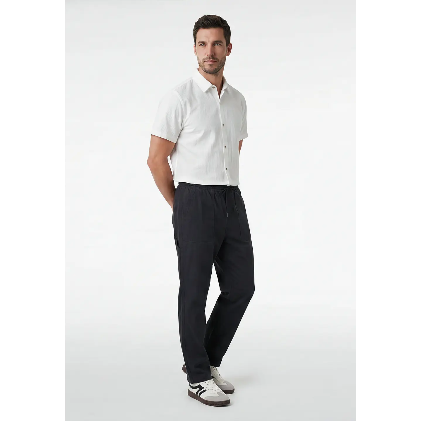 Pantalón Ballon Hombre Negro 3