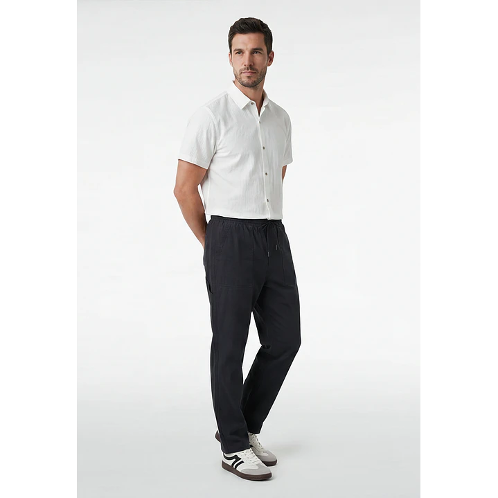 Pantalón Ballon Hombre Negro 3