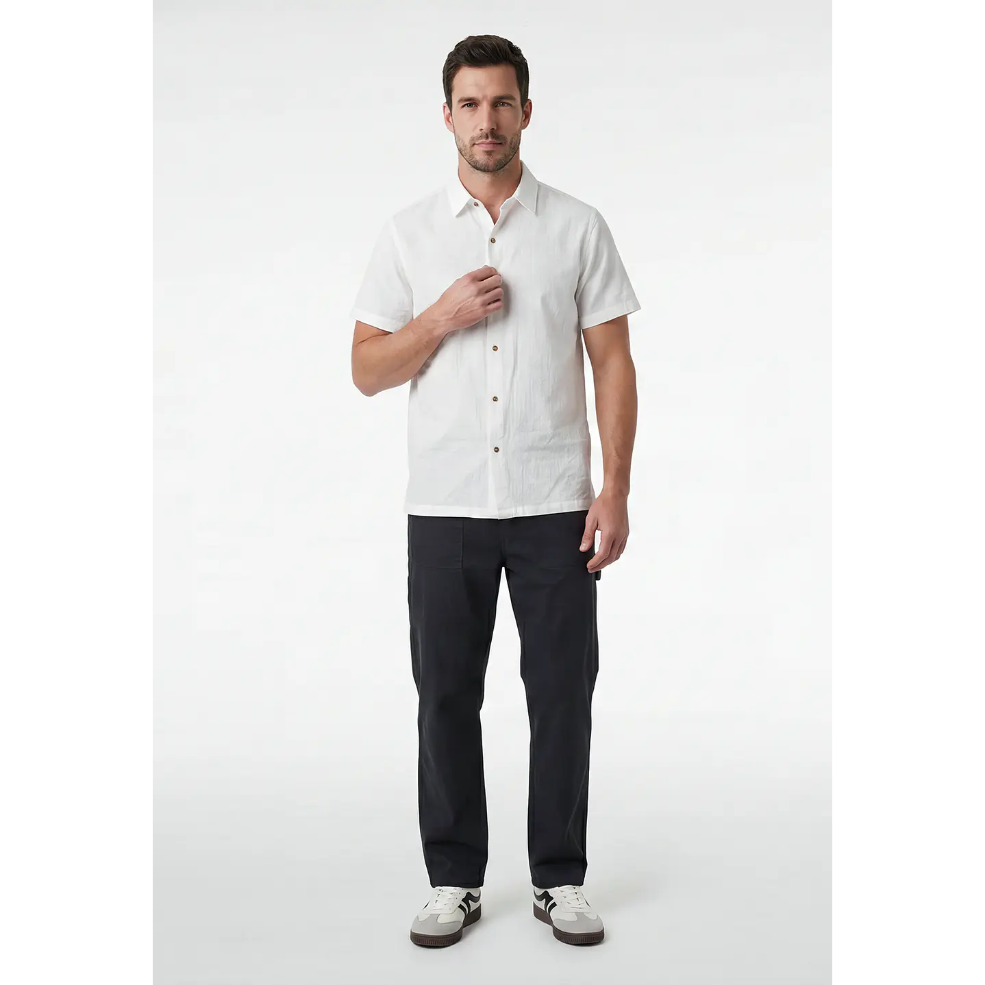 Pantalón Ballon Hombre Negro 4