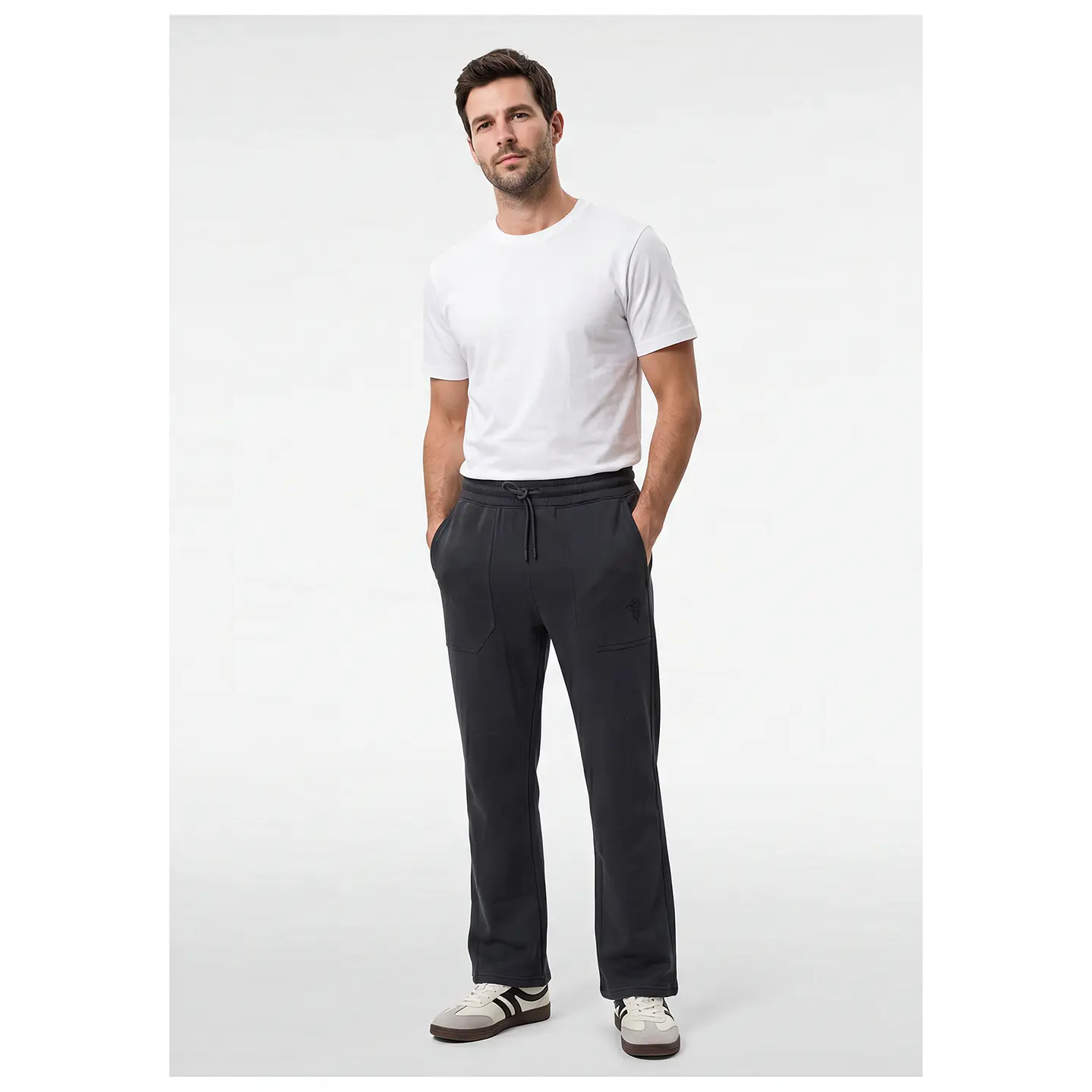 Buzo Recto Jogger Hombre Gris 4