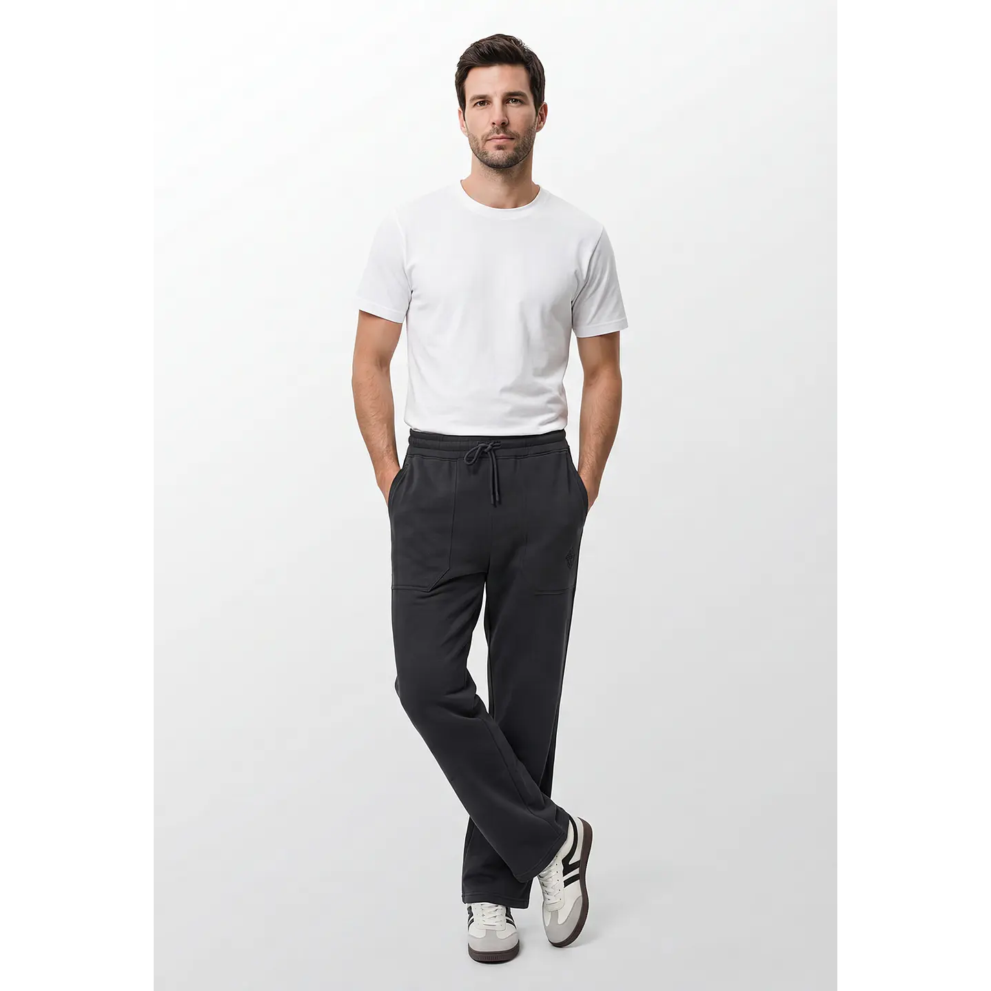 Buzo Recto Jogger Hombre Gris 3