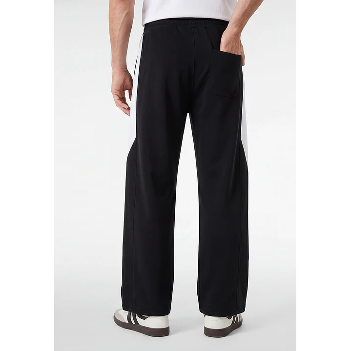 Buzo Bicolor Hombre Negro 2