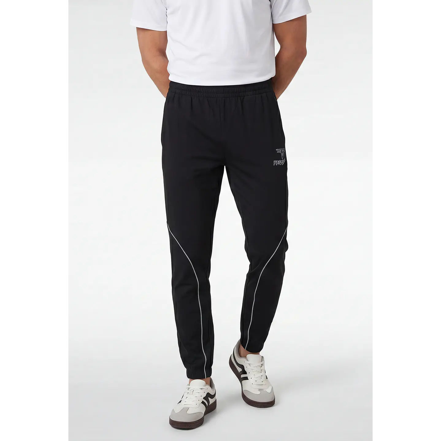 Buzo Linea Jogger Hombre Negro 1