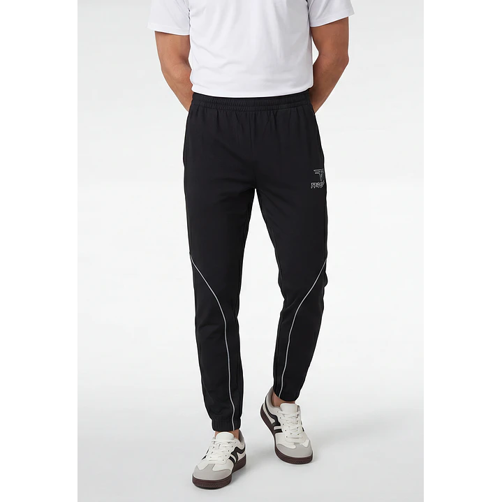 Buzo Linea Jogger Hombre Negro 1