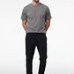Buzo Deportivo Slim Hombre Negro - Miniatura 3