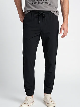 Buzo Deportivo Slim Hombre Negro