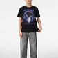 Polera Print Engomado Niño Negro - Miniatura 2