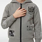 Polerón Zipper Urbano Niño Verde - Miniatura 3