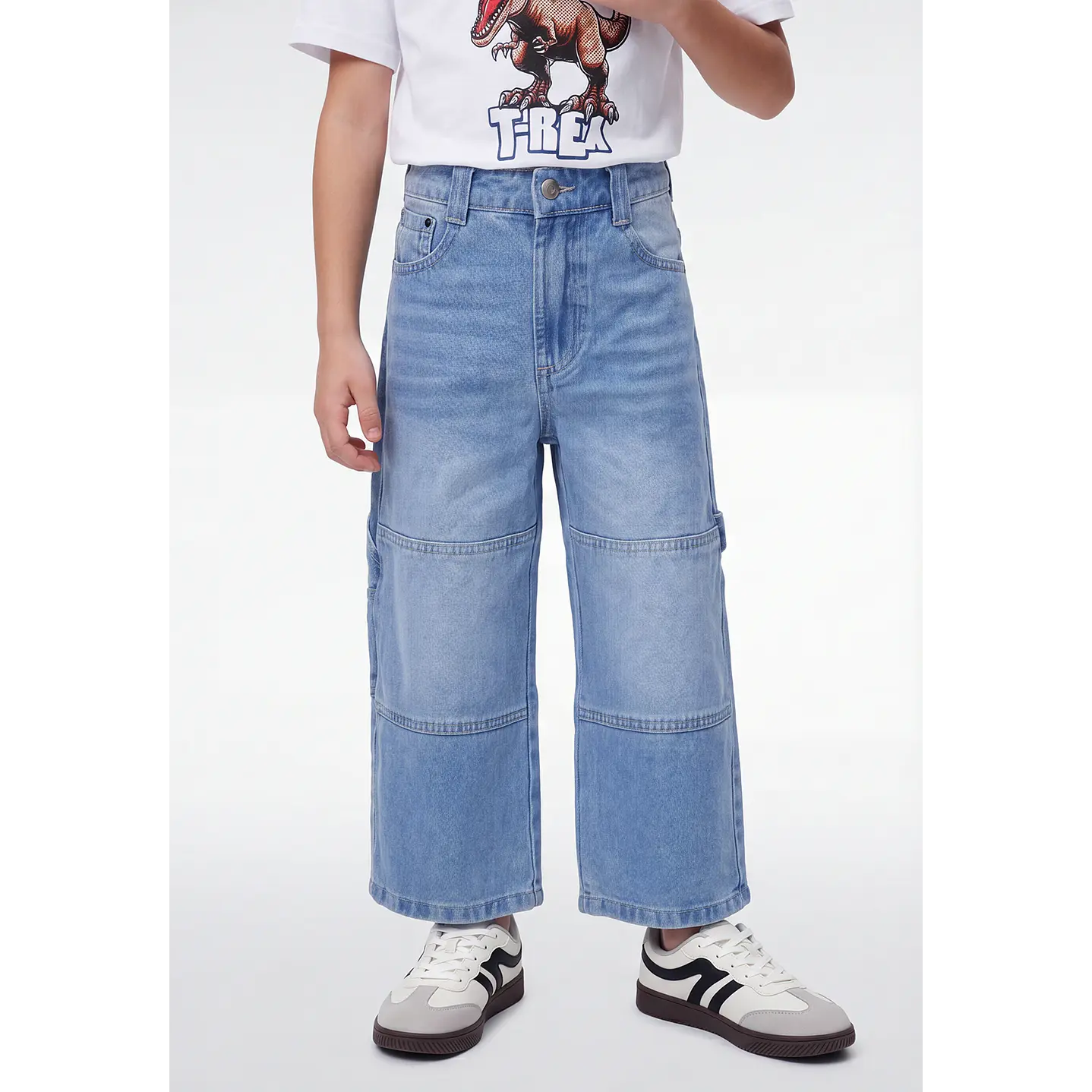 Jeans Carpintero Niño Celeste 1