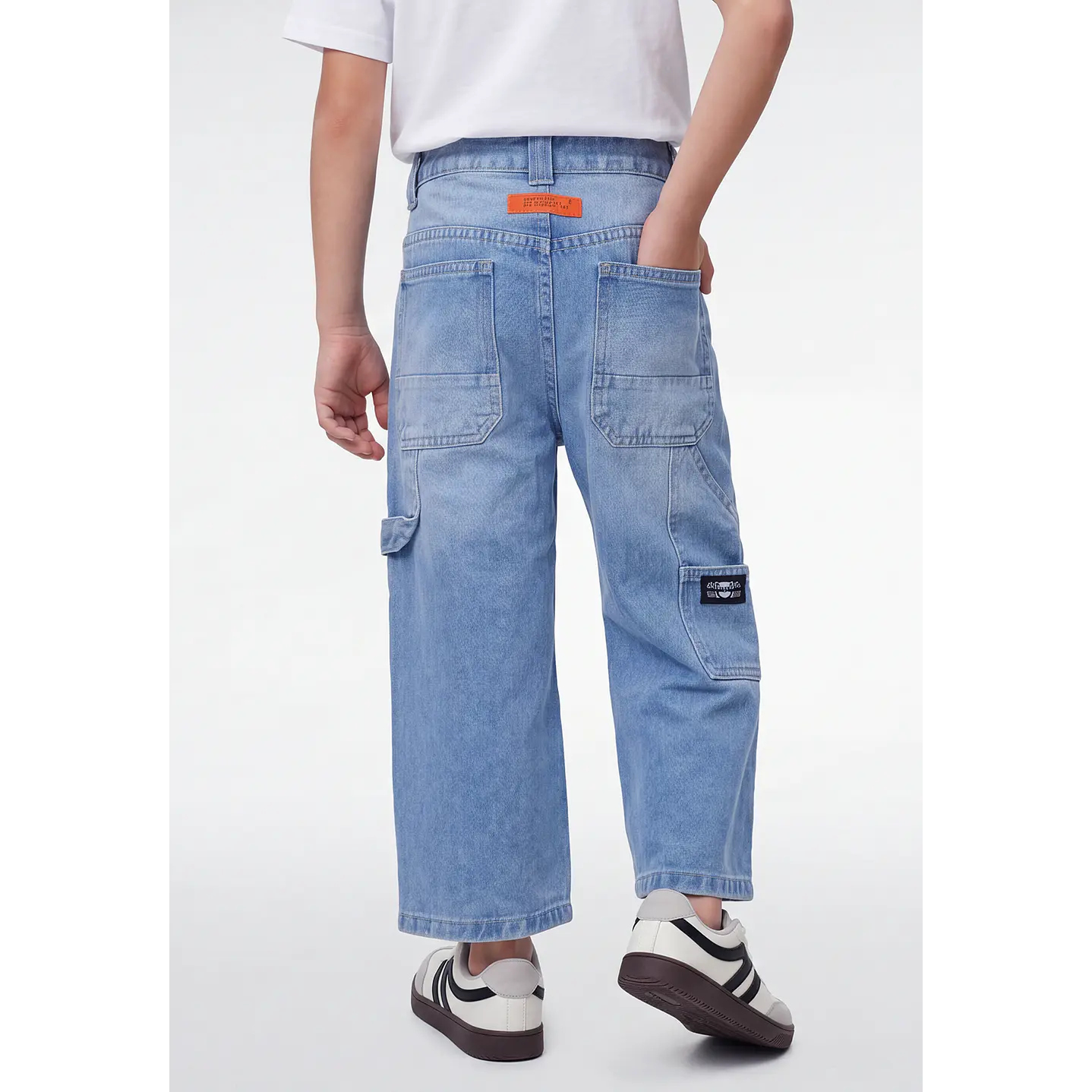 Jeans Carpintero Niño Celeste 3