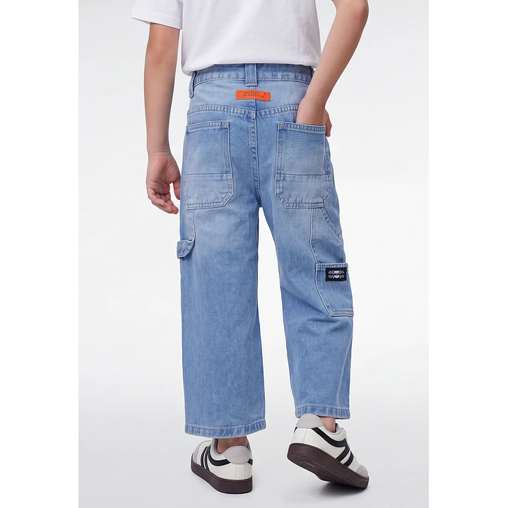Jeans Carpintero Niño Celeste 3