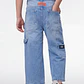 Jeans Carpintero Niño Celeste - Miniatura 3