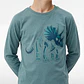 Polera Dino Niño Manga Larga Verde - Miniatura 3