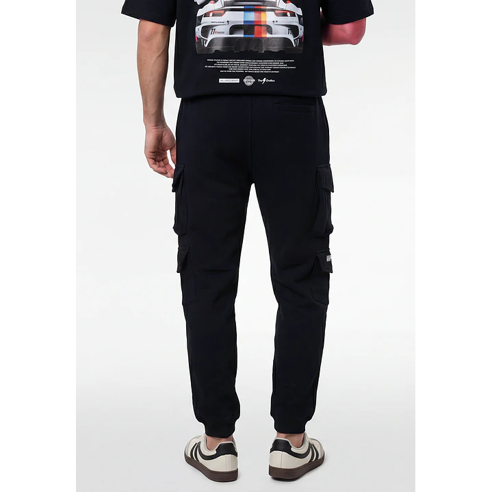 Buzo Cargo Hombre Negro 2