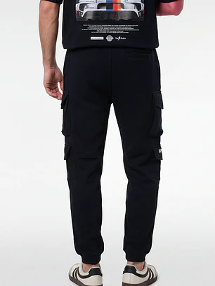 Buzo Cargo Hombre Negro