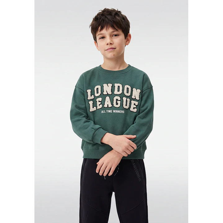 Polerón London Niño Verde 1