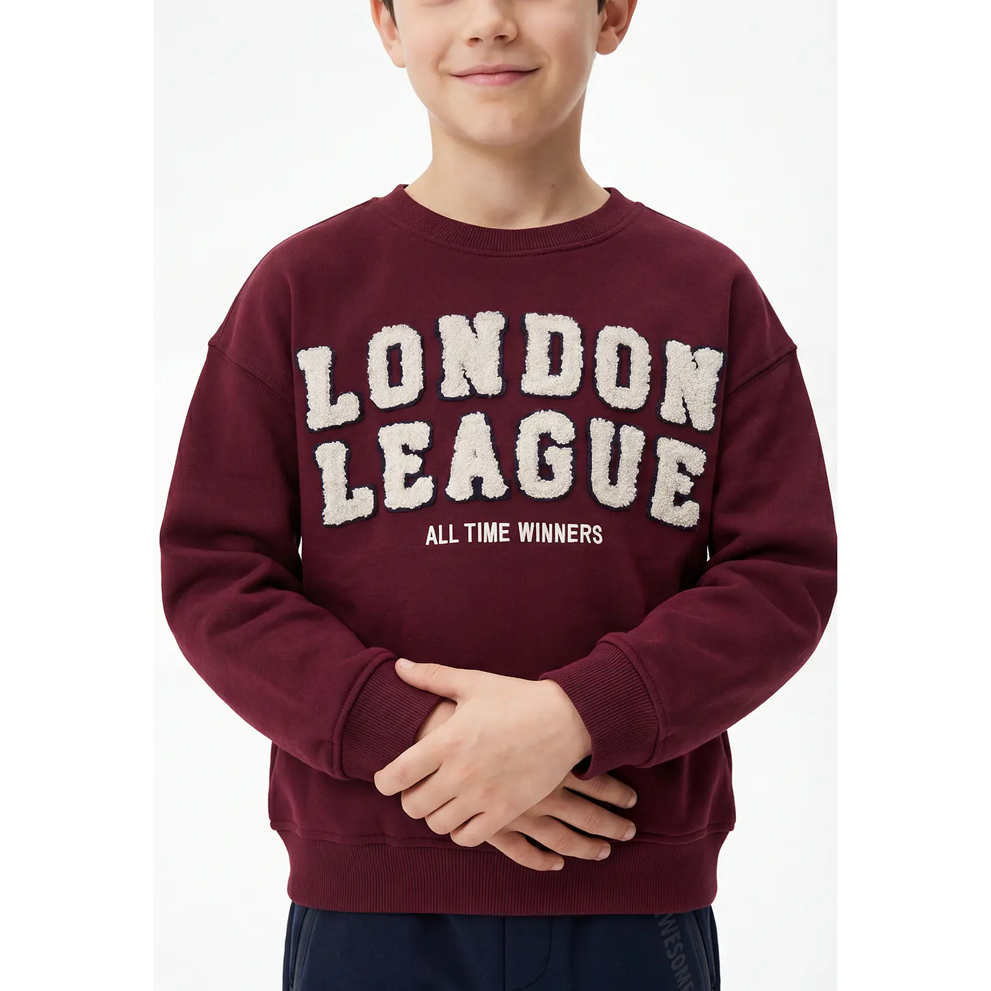 Polerón London Niño Burdeo 3