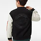 Chaqueta Racing Bomber Niño Manga Larga Negro - Miniatura 3