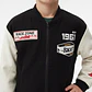Chaqueta Racing Bomber Niño Manga Larga Negro - Miniatura 4