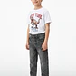 Jeans Loose Fit Niño Negro - Miniatura 4