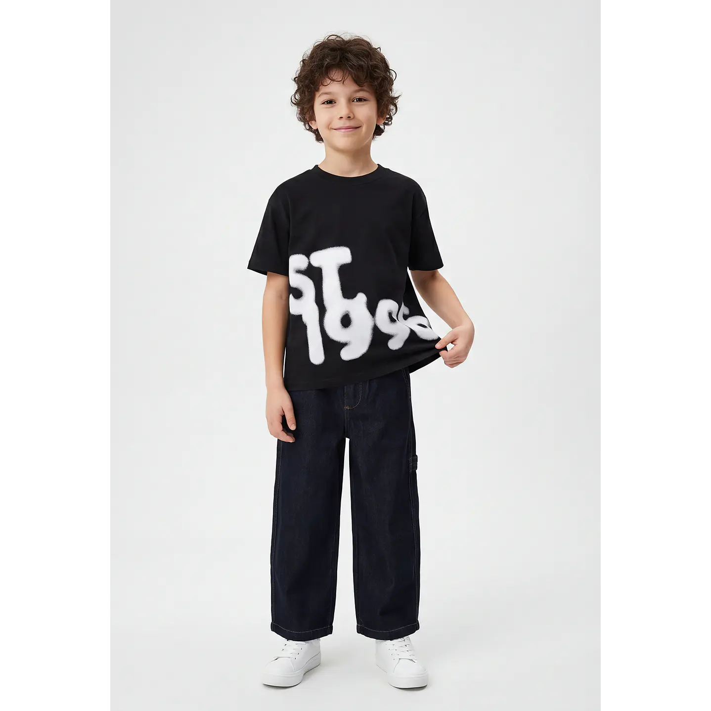 Jeans Raw Carpintero Niño Azul 2