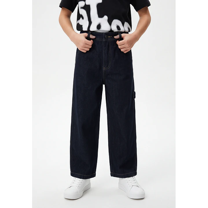 Jeans Raw Carpintero Niño Azul 2