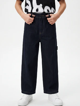 Jeans Raw Carpintero Niño Azul