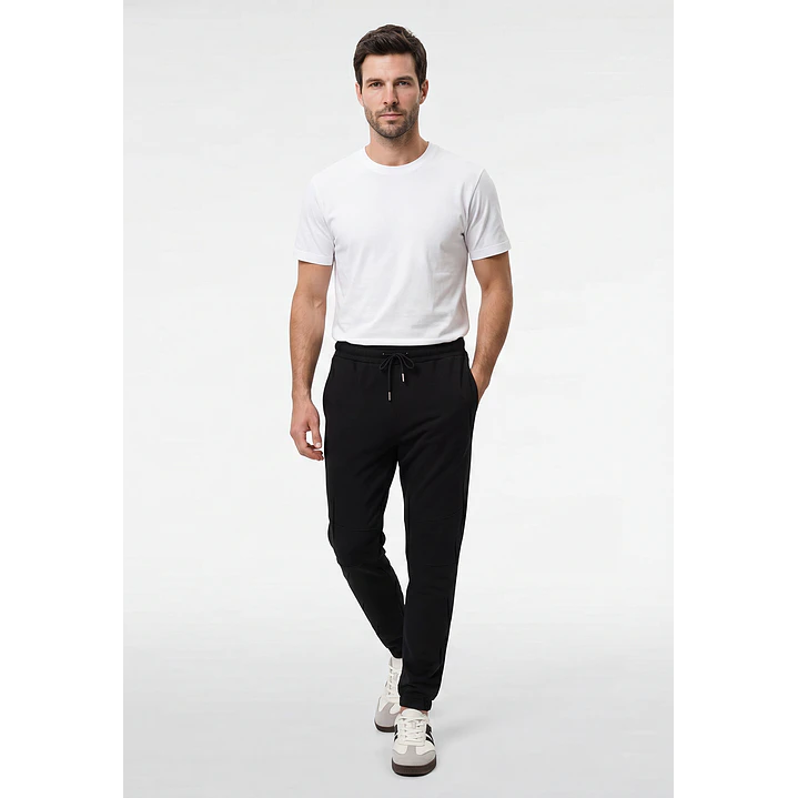 Buzo Corte Rodilla Hombre Negro 3
