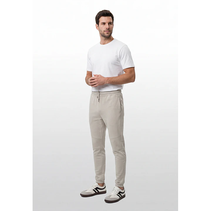 Buzo Corte Rodilla Hombre Gris 3