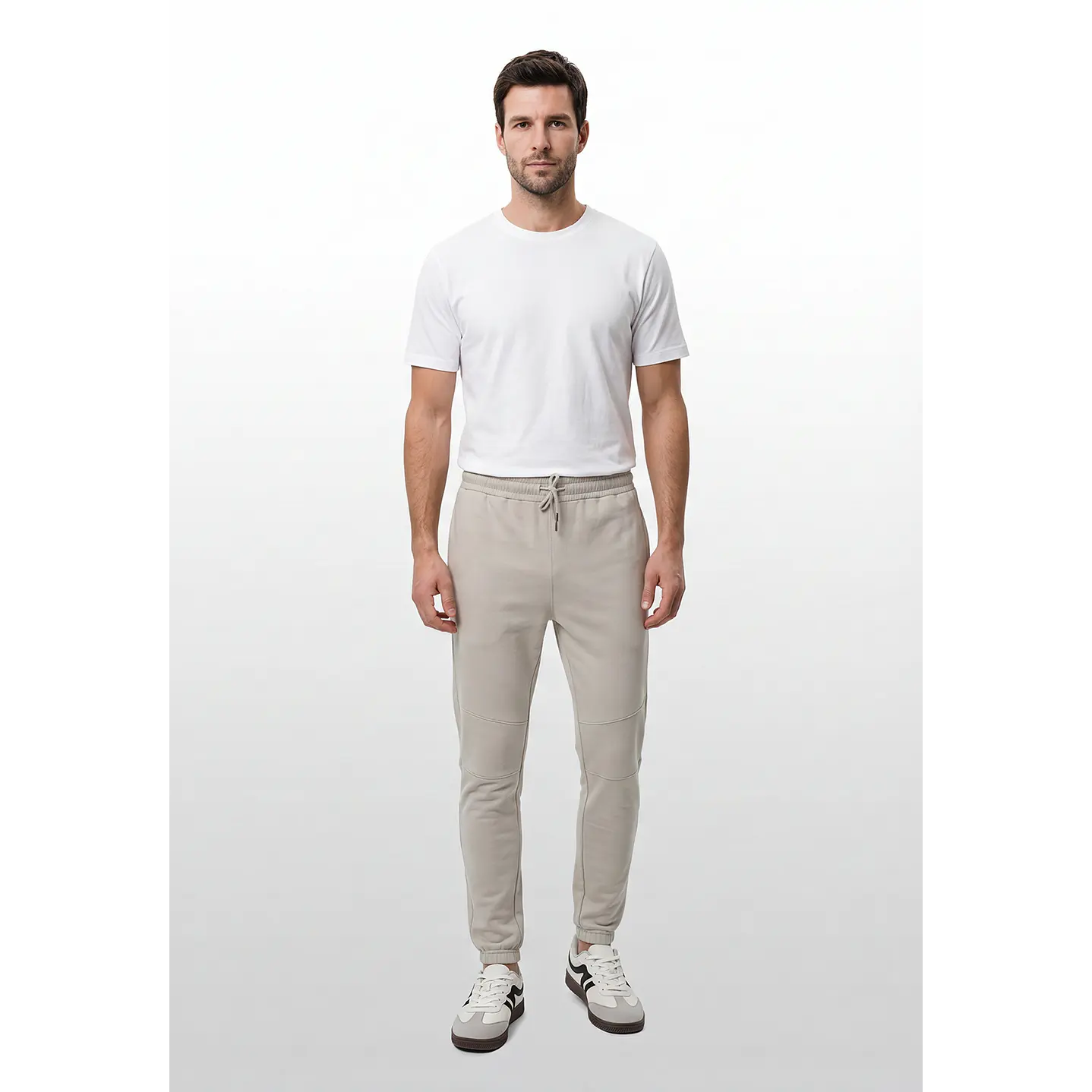 Buzo Corte Rodilla Hombre Gris 4