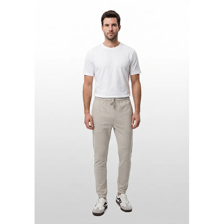 Buzo Corte Rodilla Hombre Gris 4