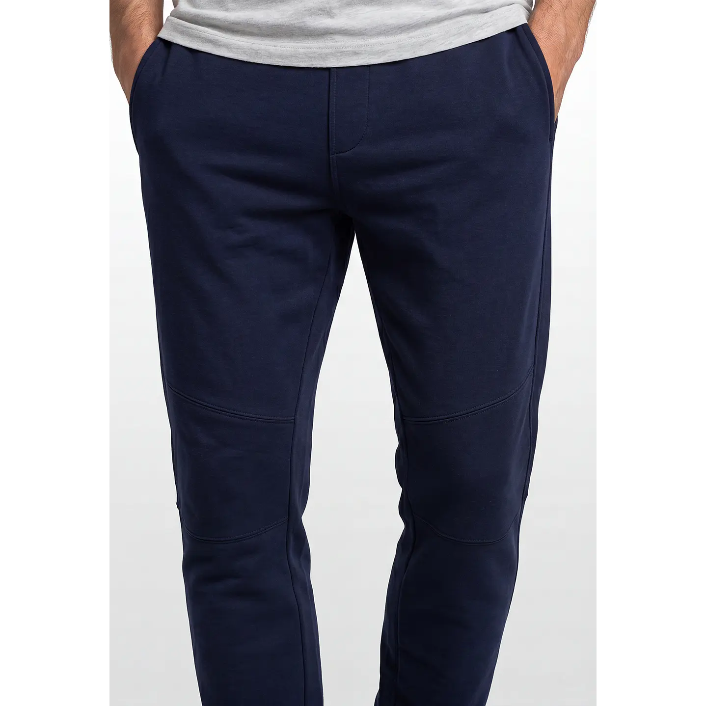 Buzo Corte Rodilla Hombre Azul 2
