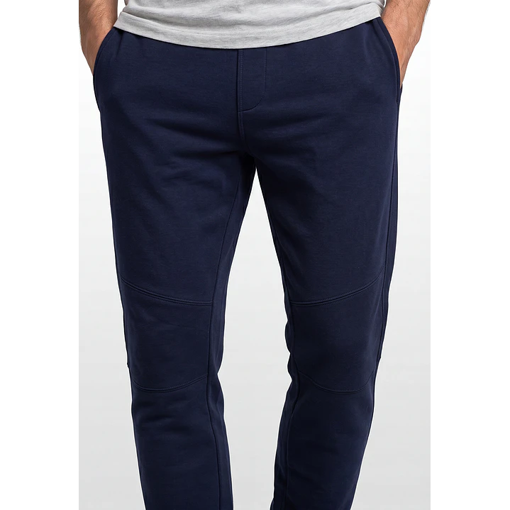 Buzo Corte Rodilla Hombre Azul 2