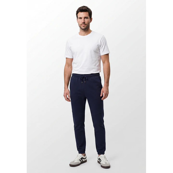 Buzo Corte Rodilla Hombre Azul 1