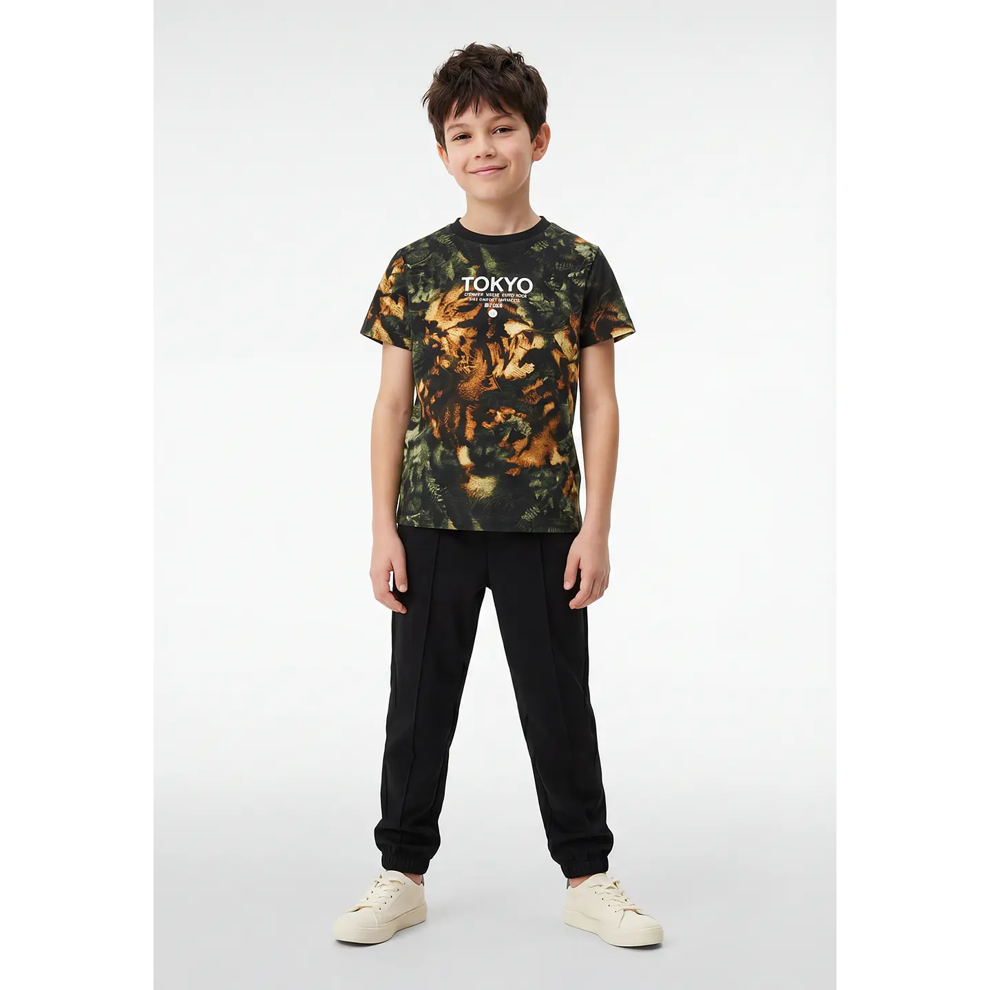 Polera Tokio Niño Verde 2