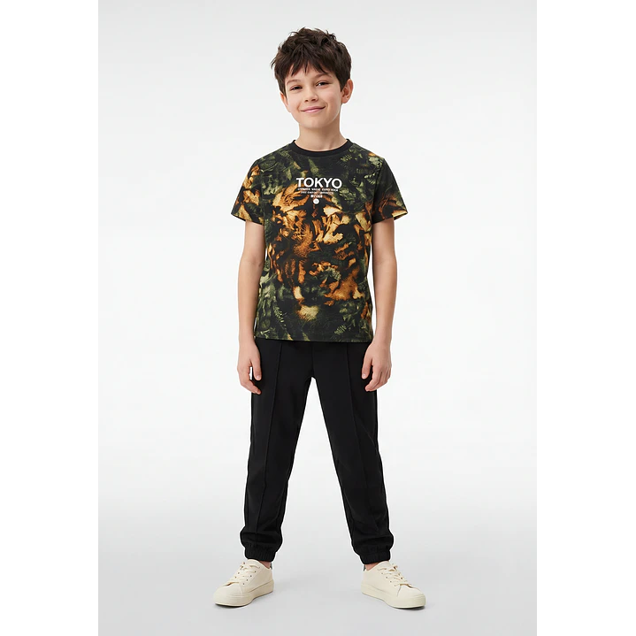 Polera Tokio Niño Verde 2