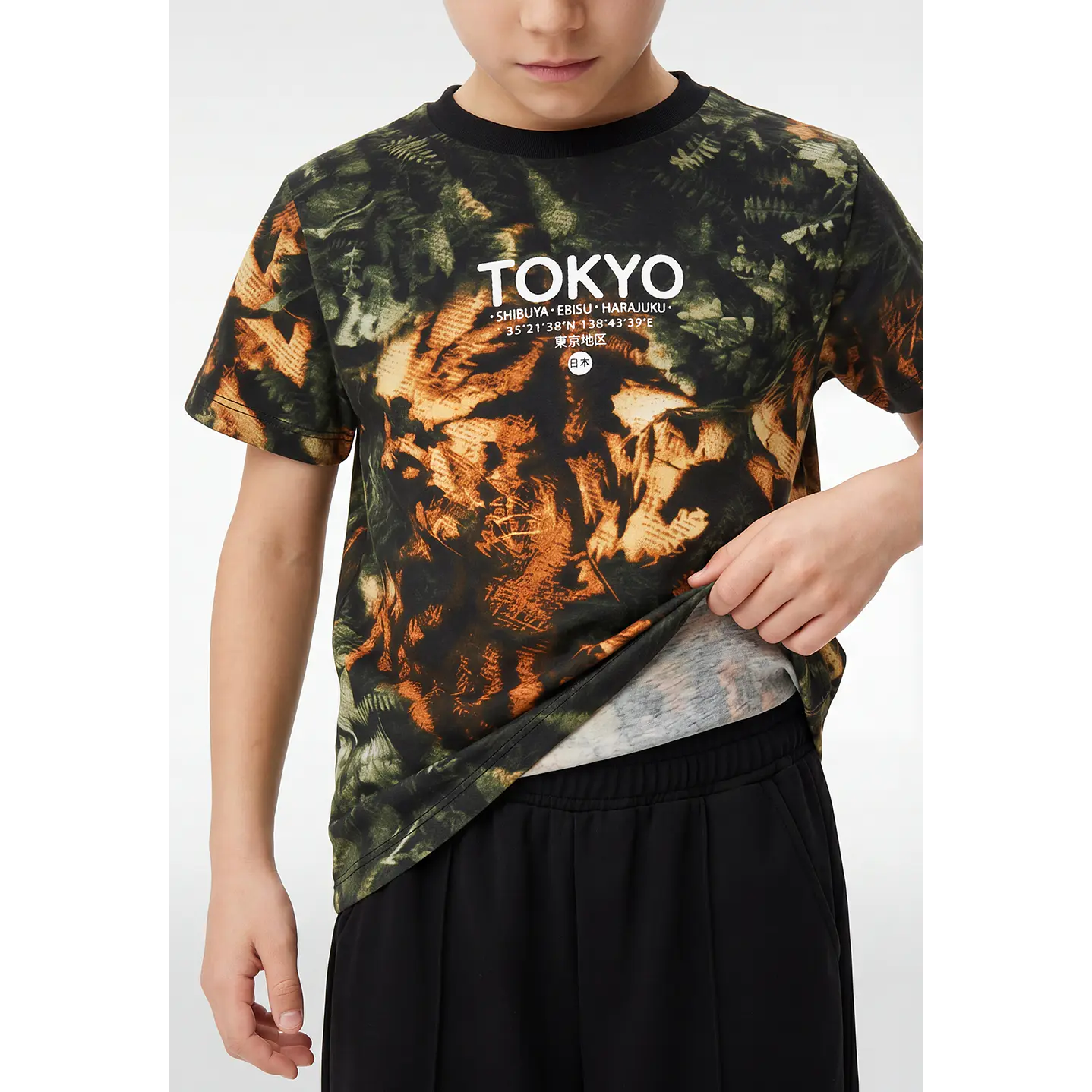Polera Tokio Niño Verde 3