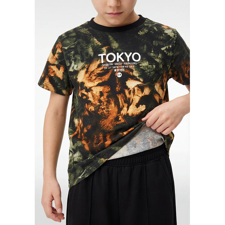 Polera Tokio Niño Verde 3