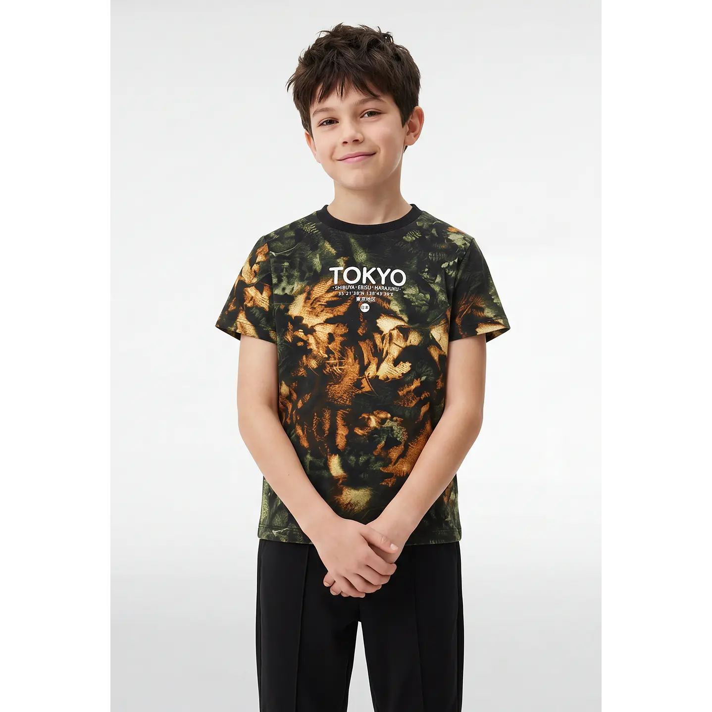 Polera Tokio Niño Verde 1