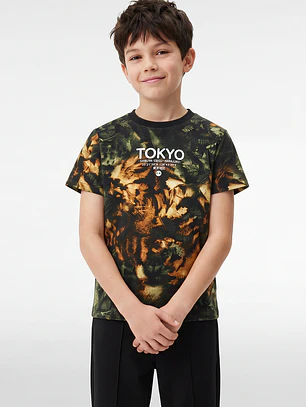 Polera Tokio Niño Verde