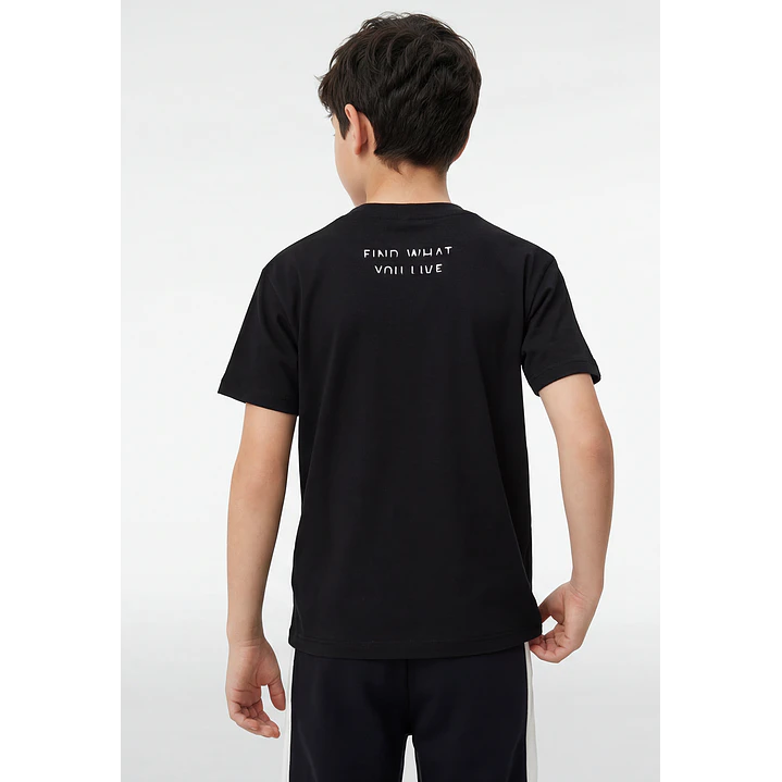 Polera Urbana Niño Negro 4